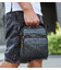 Мужская черная сумка-барсетка 18x22x8, мессендежр из натуральной кожи Tiding Bag M2237A черный фото, картинка, изображение