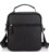 Мужская черная сумка-барсетка 18x22x8, мессендежр из натуральной кожи Tiding Bag M2237A черный фото, картинка, изображение