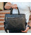 Шкіряна чоловіча ділова сумка 38x29x8, папка портфель для роботи Tiding Bag 30987 чорна картинка, зображення, фото