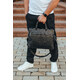 Кожаная мужская деловая сумка 38x29x8, папка портфель для работы Tiding Bag 30987 черная фото