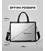 Шкіряна чоловіча ділова сумка 38x29x8, папка портфель для роботи Tiding Bag 30987 чорна картинка, зображення, фото