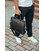 Кожаная мужская деловая сумка 38x29x8, папка портфель для работы Tiding Bag 30987 черная фото, картинка, изображение