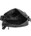 Мужская барсетка 18х21х7, кожаная сумка планшетка через плечо Tiding Bag SK N5386 черная фото, картинка, изображение