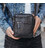 Мужская барсетка 18х21х7, кожаная сумка планшетка через плечо Tiding Bag SK N5386 черная фото, картинка, изображение