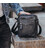 Мужская барсетка 18х21х7, кожаная сумка планшетка через плечо Tiding Bag SK N5386 черная фото, картинка, изображение