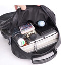 Міський чоловічий рюкзак шкіряний чорний Tiding Bag B2-03555A картинка, зображення, фото