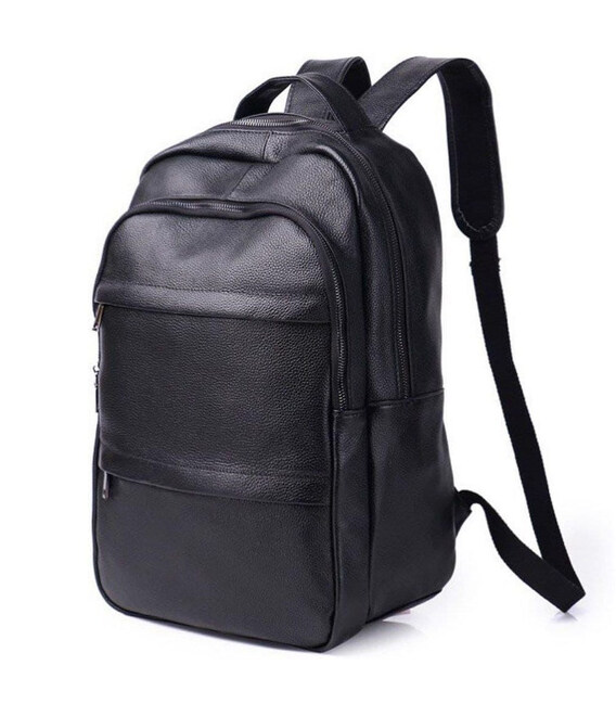 Мужской рюкзак для ноутбука и документов 28х42х18, сумка на спину из натуральной кожи Tiding Bag B2-37342A фото, картинка, изобр
