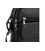 Шкіряна чоловіча сумка 17х21х5, барсетка через плече Tiding Bag 4134A чорна картинка, зображення, фото