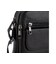 Кожаная мужская сумка 17х21х5, барсетка через плечо Tiding Bag 4134A черная фото, картинка, изображение