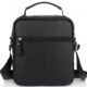 Чоловічий шкіряний месенджер 18x22x8, сумка планшет через плече Tiding Bag A25F-1519A чорний картинка, зображення, фото
