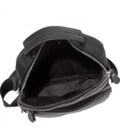 Мужской кожаный мессенджер 18x22x8, сумка планшет через плечо Tiding Bag A25F-1519A черный фото, картинка, изображение