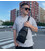 Чоловіча сумка-слінг шкіряна крос боді чорна Tiding Bag A25F-5060A картинка, зображення, фото