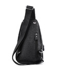 Чоловіча сумка-слінг шкіряна крос боді чорна Tiding Bag A25F-5060A картинка, зображення, фото