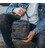 Сумка-барсетка мужская 19х22х5, мессенджер через плечо кожаная Tiding Bag BON6165 черный фото, картинка, изображение