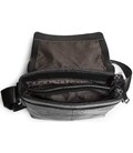 Мужская сумка планшет через плечо 23х26х6, кожаная барсетка Tiding Bag SK A75-181 черная фото, картинка, изображение