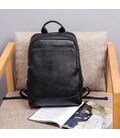 Мужской рюкзак кожаный городской для ноутбука черный Tiding Bag B2-884371A фото, картинка, изображение