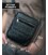 Сумка чоловіча через плече шкіряна чорна Tiding Bag IT-73302 картинка, зображення, фото