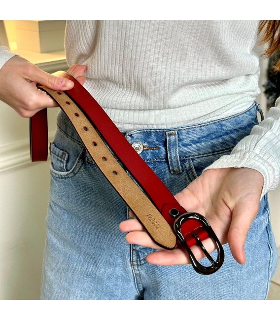 Шкіряний червоний ремінь картинка, зображення, фото