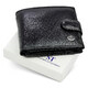 Классическое мужское портмоне из натуральной кожи ST Leather В102 Черный фото