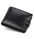 Классическое мужское портмоне из натуральной кожи ST Leather В102 Черный фото, картинка, изображение