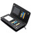 Чорний багатофункціональний чоловічий гаманець з натуральної шкіри МС291 картинка, зображення, фото