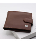 Коричневое мужское портмоне из натуральной кожи с фиксацией ST Leather ST103 фото, картинка, изображение