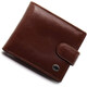 Коричневое мужское портмоне из натуральной кожи с фиксацией ST Leather ST103 фото