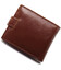Коричневое мужское портмоне из натуральной кожи с фиксацией ST Leather ST103 фото, картинка, изображение