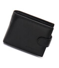 Черное мужское портмоне из натуральной кожи с визитницей Marco Coverna MC-2057-1 фото, картинка, изображение