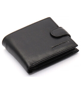 Черное классическое портмоне из натуральной кожи Marco Coverna MC-2003Н-1 фото, картинка, изображение