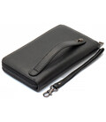 Черный кошелек-клатч с блоком под карточки под одной молнией из натуральной кожи Marco Coverna МС-5901Q фото, картинка, изображе