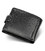 Кожаное мужское портмоне на кнопке ST Leather ST-104-1 черный фото, картинка, изображение