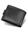 Кожаное мужское портмоне на кнопке ST Leather ST-104-1 черный фото, картинка, изображение
