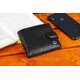 Кожаное мужское портмоне на кнопке ST Leather ST-104-1 черный фото