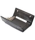 Черная ключница из натуральной кожи с отделением для денег ST Leather B416 фото, картинка, изображение