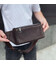 Сумка-бананка из кожи 24х11х8, мужской крези хорс для гаджетов на пояс CH-7371 коричневая фото, картинка, изображение