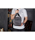 Сумка с клапаном через плече шкіряна чорна Tiding Bag TD-20033 картинка, зображення, фото