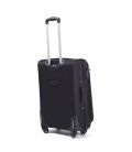 Чемодан Wings 1706 средний M черный 4 колесный фото, картинка, изображение