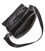 Кожаная мужская сумка-мессенджер 24х20х6, барсетка через плечо Tiding Bag TD-23433 черная фото, картинка, изображение