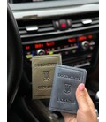 Шкіряна обкладинка для ID-паспорта та водійських прав 2186-1B картинка, зображення, фото