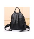 Шкіряний жіночий рюкзак міський чорний Olivia Leather 6711 картинка, зображення, фото