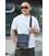 Кожаная мужская сумка-месенджер 21x24x6, барсетка из натуральной кожи Tiding Bag 9389 черная фото, картинка, изображение
