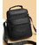 Чоловіча шкіряна сумка-барсетка 23х27х9, месенджер через плече Bexhill Bx-56402 чорна картинка, зображення, фото