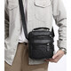 Чоловіча сумка барсетка 17x21x9, шкіряна сумочка планшет Tiding Bag 75003 чорна картинка, зображення, фото
