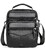 Чоловіча сумка барсетка 17x21x9, шкіряна сумочка планшет Tiding Bag 75003 чорна картинка, зображення, фото
