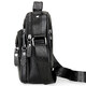 Мужская сумка-барсетка 17x21x9, кожаная сумочка планшет Tiding Bag 75003 черная фото