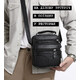 Чоловіча сумка барсетка 17x21x9, шкіряна сумочка планшет Tiding Bag 75003 чорна картинка, зображення, фото