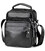 Мужская кожаная барсетка через плечо 17х21х9, мессенджер с ручкой Bexhill Bx-54551 черная фото, картинка, изображение