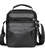 Мужская кожаная барсетка через плечо 17х21х9, мессенджер с ручкой Bexhill Bx-54551 черная фото, картинка, изображение