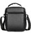 Мужская кожаная барсетка через плечо 17х21х9, мессенджер с ручкой Bexhill Bx-54551 черная фото, картинка, изображение